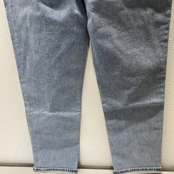Frame The Borrowed Mid-Rise Ankle Jeans • Size 31 x 28 • Ricochet Blue - Picture 3 of 14